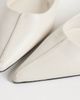 Mango Mango slingback flats in ecru-Neutral - 3