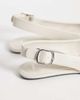 Mango Mango slingback flats in ecru-Neutral - 4