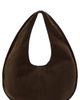MANGO MANGO Small Leather Hobo Bag - 1