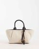 Mango Mango small structured slouch shoulder bag in black - 1