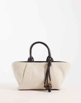 Mango Mango small structured slouch shoulder bag in black