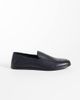 Mango Mango soft 100% leather loafers in black - 1