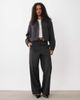 Mango Mango Souffle relaxed pants in charcoal pinstripe - part of a set-Gray - 1