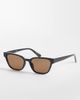 Mango Mango square frame sunglasses in black - 1