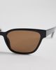 Mango Mango square frame sunglasses in black - 2