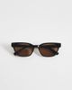 Mango Mango square frame sunglasses in black - 3