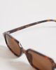 Mango Mango square sunglasses in brown - 2
