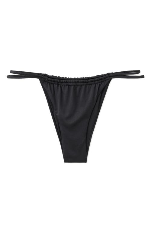MANGO MANGO Starring Hailey Bieber Double Strap Cheeky Bikini Bottoms
