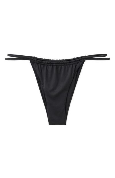 MANGO MANGO Starring Hailey Bieber Double Strap Cheeky Bikini Bottoms