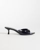 Mango Mango starring Hailey Bieber heeled mules in black - 1