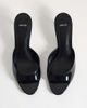 Mango Mango starring Hailey Bieber heeled mules in black - 2
