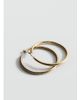 Mango Mango starring Hailey Bieber hoop earring in gold - 2