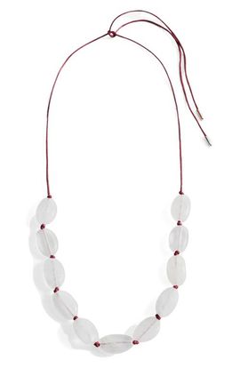 MANGO MANGO Stone Beaded Cord Necklace