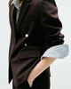 MANGO MANGO Straight Fit Pinstripe Suit Blazer - 2