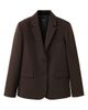 MANGO MANGO Straight Fit Pinstripe Suit Blazer - 3