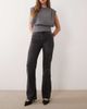 Mango Mango straight jean in washed black - 1