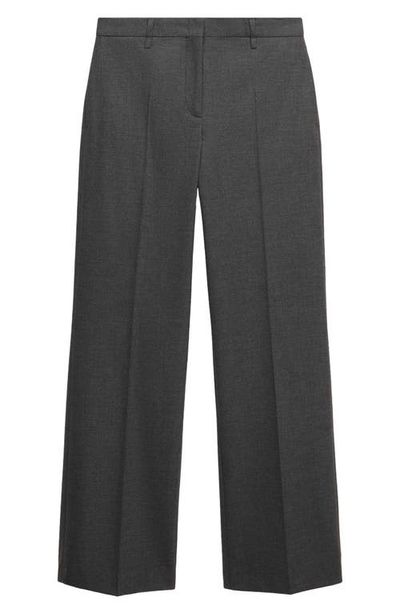 MANGO MANGO Straight Leg Wool Blend Suit Pants