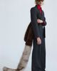 MANGO MANGO Straight Leg Wool Blend Suit Pants - 4