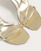 Mango Mango strappy heeled sandals in gold - 2