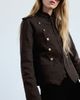 MANGO MANGO Stretch Denim Military Jacket - 3