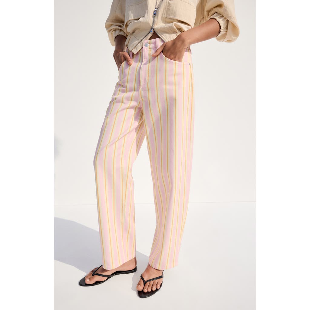 MANGO MANGO Stripe Balloon Jeans