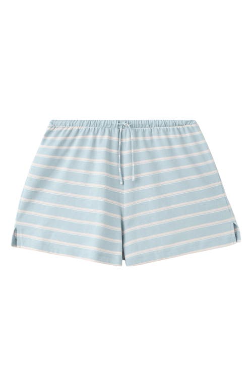 MANGO MANGO Stripe Cotton Pajama Shorts