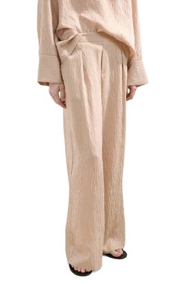 MANGO MANGO Stripe Straight Leg Pants