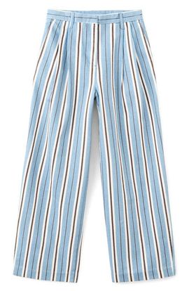 MANGO MANGO Stripe Wide Leg Pants