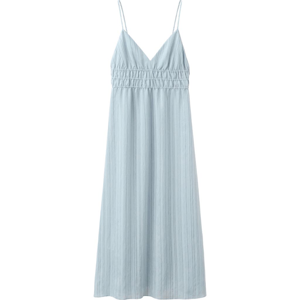 MANGO MANGO Striped Gathered Dress