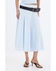 MANGO MANGO Striped Godet Midi Skirt - 1
