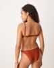 Mango Mango structured bikini top in bronze-Brown - 4