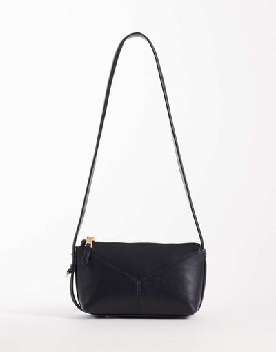 Mango Mango structured cross body bag in black