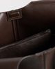 Mango Mango structured tote bag in chocolate-Brown - 3