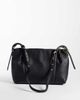 Mango Mango stud detail cross-body bag in black - 4