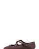 MANGO MANGO Studded Satin Mary Jane Flat - 2