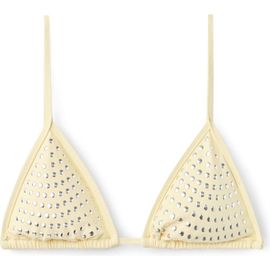 MANGO MANGO Studded Triangle Bikini Top