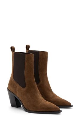 MANGO MANGO Suede Ankle Boot