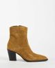 Mango Mango suede ankle boots in tan-Brown - 2