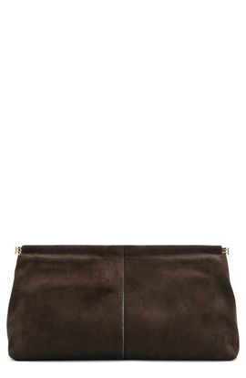 MANGO MANGO Suede Clutch