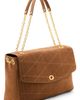 MANGO MANGO Suede Convertible Shoulder Bag - 5