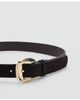MANGO MANGO Suede Leather Belt - 2