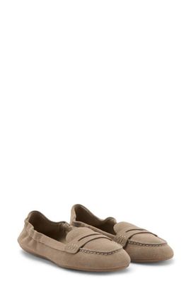 MANGO MANGO Suede Penny Loafer
