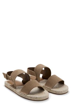MANGO MANGO Suede Sandal 
