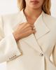 Mango Mango tailored blazer in butter yellow - 2
