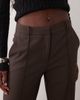 Mango Mango tailored flared pants in brown - 4