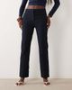 Mango Mango tailored slim pants in navy - 2