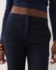 Mango Mango tailored slim pants in navy - 4