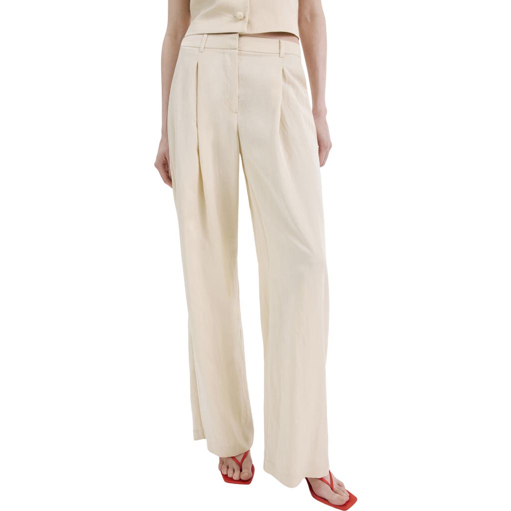 MANGO MANGO Tailored Straight Leg Pants