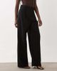Mango Mango tailored straight leg pants in black - 2