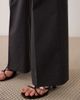 Mango Mango tailored trouser in charcoal-Gray - 3
